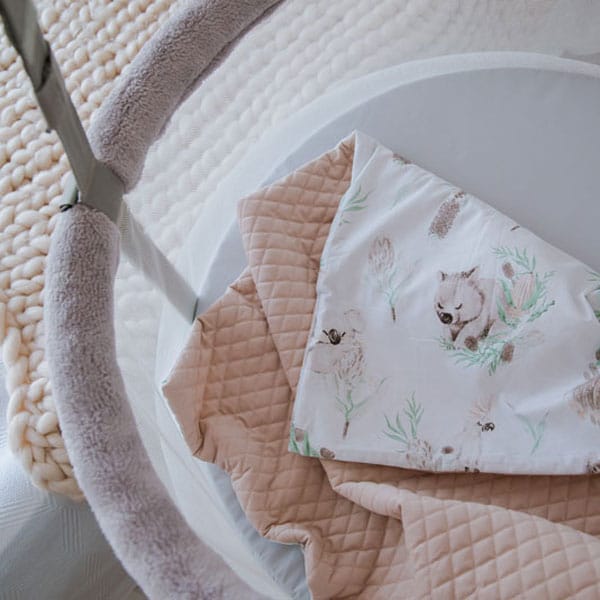 Kocyk dla dziecka Velvet pikowany — Miś Koala